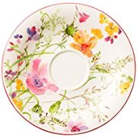 Villeroy &amp- Boch Mariefleur Basic Plato para Taza- 19 cm- Porcelana Premium- Blanco-Colorido
